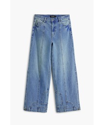 Desigual | ユニーク裾　ロングデニムパンツ(デニムパンツ)