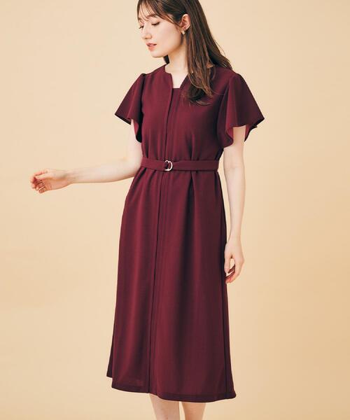 SNIDEL HOME フリルスリーブワンピース タグ付き SNIDEL（スナイデル）の「フリルスリーブワンピース（ワンピース
