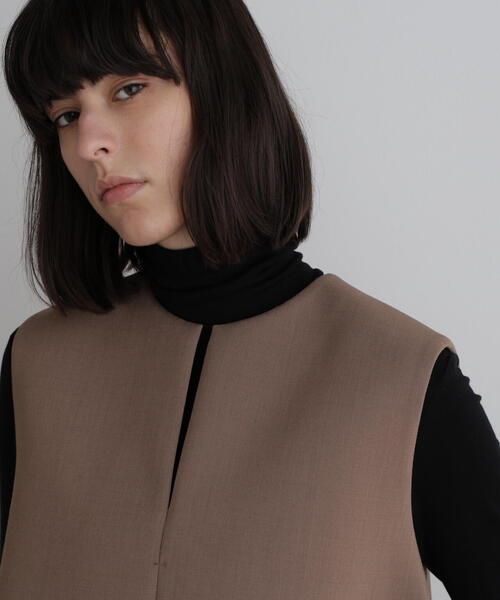 ◇ライトボンディングノースリーブジレブラウス（ベスト）｜LE