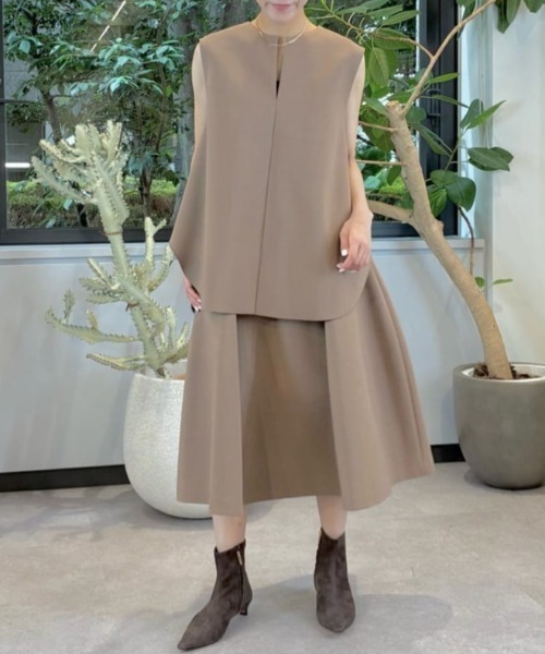 ◇ライトボンディングノースリーブジレブラウス（ベスト）｜LE