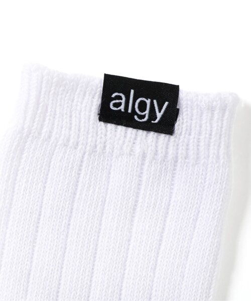 algy（アルジー）の「【抗菌防臭】algyロゴルーズソックス（ソックス/靴下・キッズ・ブラック/レッド/オフホワイト・21/24）」の7枚目の写真