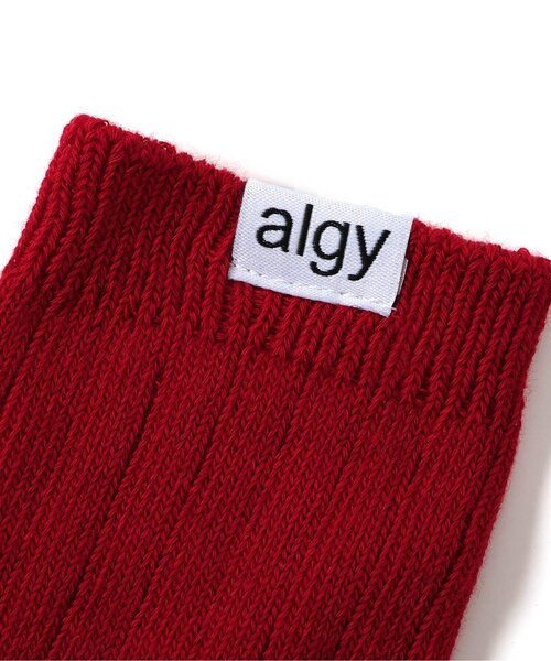 algy（アルジー）の「【抗菌防臭】algyロゴルーズソックス（ソックス/靴下・キッズ・ブラック/レッド/オフホワイト・21/24）」の6枚目の写真