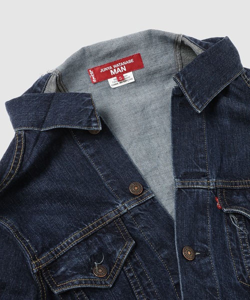 セール】『Levi's』W-NAME 綿デニム 製品加工カスタマイズ