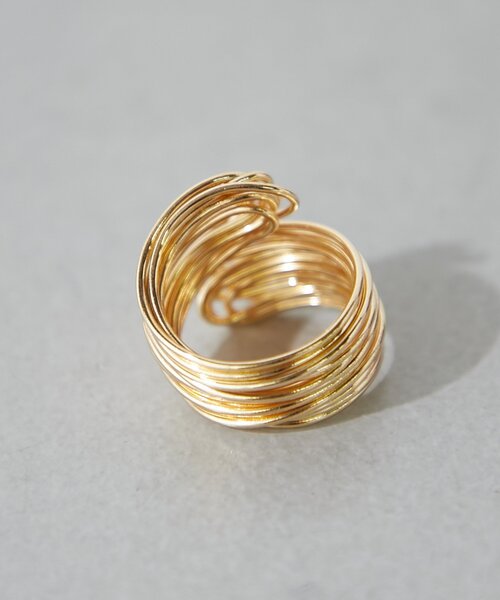 Actually(アクチュアリー)の「Gold wire ring ゴールドワイヤーリング(リング・レディース・ゴールド・0)」の3枚目の写真