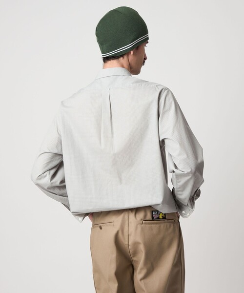 Steven Alan（スティーブンアラン）の「＜Steven Alan＞ 60 コンパクトヤーン チェック レギュラーカラー シャツ NARROW（シャツ/ブラウス・メンズ・グレー/ネイビー・XL/L/M/S）」の8枚目の写真