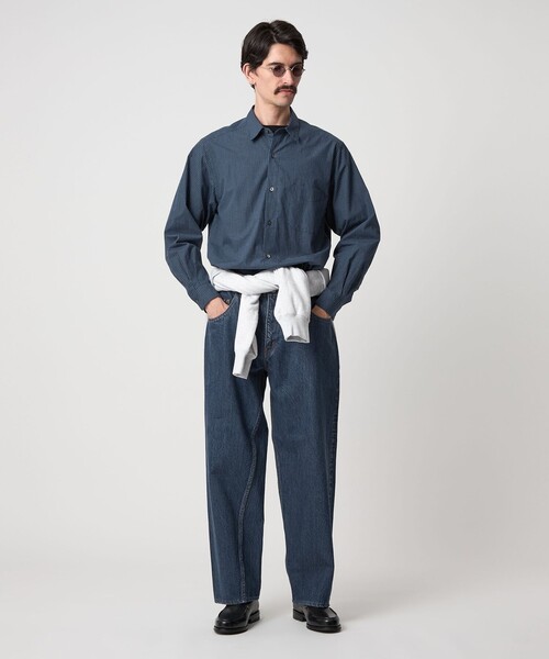 Steven Alan（スティーブンアラン）の「＜Steven Alan＞ 60 コンパクトヤーン チェック レギュラーカラー シャツ NARROW（シャツ/ブラウス・メンズ・グレー/ネイビー・XL/L/M/S）」の10枚目の写真