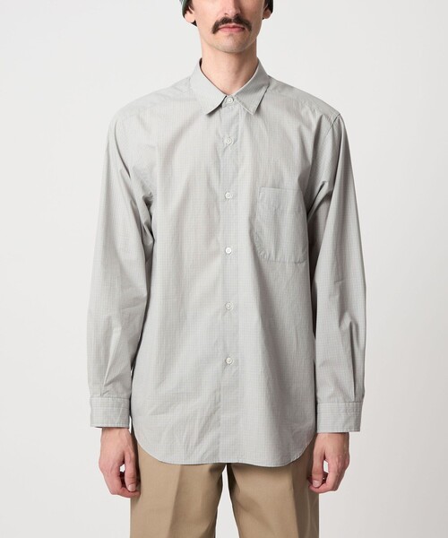 Steven Alan（スティーブンアラン）の「＜Steven Alan＞ 60 コンパクトヤーン チェック レギュラーカラー シャツ NARROW（シャツ/ブラウス・メンズ・グレー/ネイビー・XL/L/M/S）」の15枚目の写真