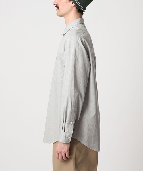 Steven Alan（スティーブンアラン）の「＜Steven Alan＞ 60 コンパクトヤーン チェック レギュラーカラー シャツ NARROW（シャツ/ブラウス・メンズ・グレー/ネイビー・XL/L/M/S）」の16枚目の写真