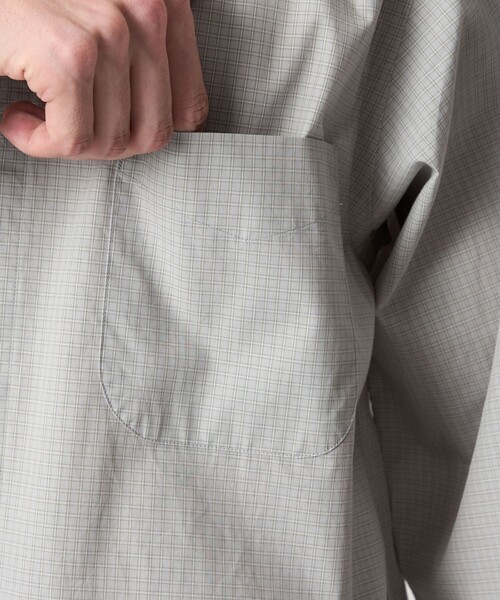 Steven Alan（スティーブンアラン）の「＜Steven Alan＞ 60 コンパクトヤーン チェック レギュラーカラー シャツ NARROW（シャツ/ブラウス・メンズ・グレー/ネイビー・XL/L/M/S）」の21枚目の写真