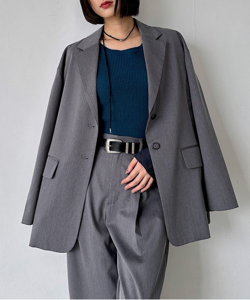 セール】【セットアップ対応】チェックMIXジャケット 《2サイズ展開