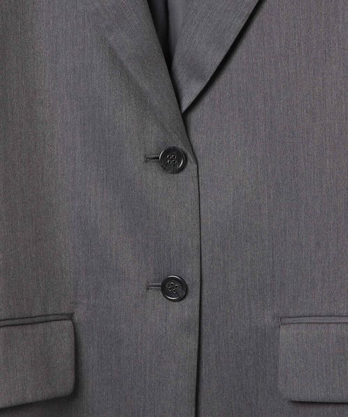 PAGEBOY(ページボーイ)の「【セットアップ対応】チェックMIXジャケット 《2サイズ展開》(テーラードジャケット・レディース・ブラック/ダークブラウン/チャコールグレー・SMALL/MEDIUM)」の17枚目の写真