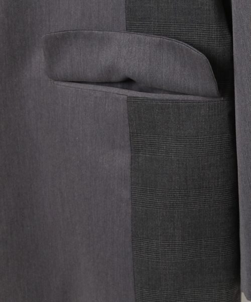 PAGEBOY(ページボーイ)の「【セットアップ対応】チェックMIXジャケット 《2サイズ展開》(テーラードジャケット・レディース・ブラック/ダークブラウン/チャコールグレー・SMALL/MEDIUM)」の15枚目の写真