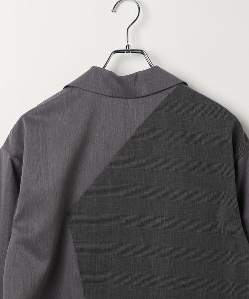 PAGEBOY(ページボーイ)の「【セットアップ対応】チェックMIXジャケット 《2サイズ展開》(テーラードジャケット・レディース・ブラック/ダークブラウン/チャコールグレー・SMALL/MEDIUM)」の14枚目の写真