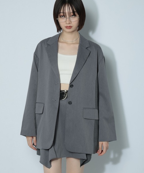 セール】【セットアップ対応】チェックMIXジャケット 《2サイズ