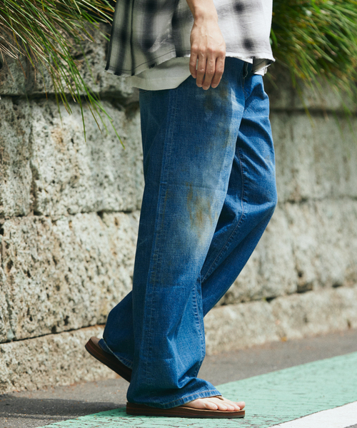 AUTHEN(オーセン)の「AUTHEN / オーセン 別注 ヴィンテージ ワイドレッグデニム(デニムパンツ・メンズ・ブルー系その他・31/33)」の11枚目の写真
