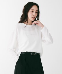 新品10,450円☆アンタイトル☆ゆったりプルオーバー Tシャツ カットソー M ガレージセール】シアープルオーバーTシャツ|Lee|リー