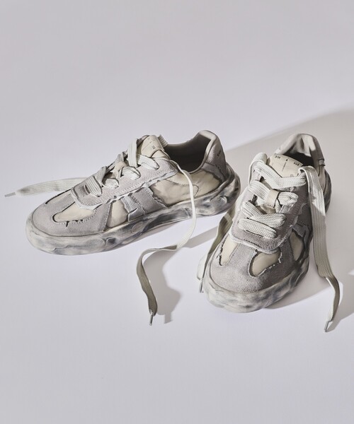 Firsthand(ファーストハンド)の「SOILIOS/ソイリオス SLS02YXT140 (26cm~28.5cmサイズ展開)(スニーカー・メンズ・ブラック/ベージュ・44/41/42/43/45)」の4枚目の写真