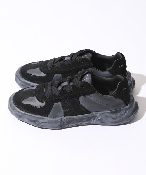 Firsthand(ファーストハンド)の「SOILIOS/ソイリオス SLS02YXT140 (26cm~28.5cmサイズ展開)(スニーカー・メンズ・ブラック/ベージュ・44/41/42/43/45)」の7枚目の写真