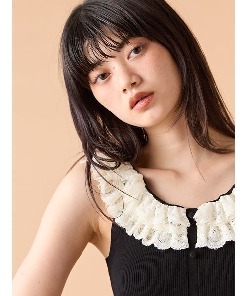 LILY BROWN◎2wayレースフリルニットトップス 2wayレースフリルニットトップス(ニット)｜トップス｜LILY BROWN