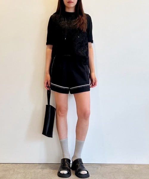 LOVELESS（ラブレス）の「ノースリーブレースブラウス（シャツ/ブラウス・レディース・オフホワイト/ブラック・36）」の6枚目の写真