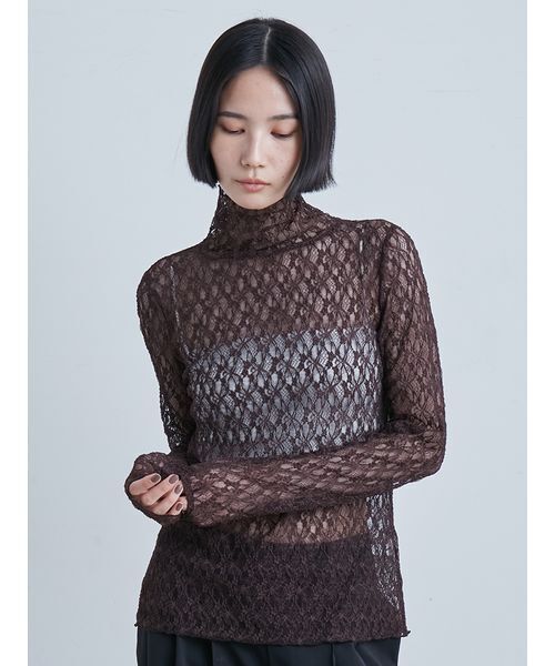 セール】カットレースタートルTOPS（Tシャツ/カットソー）｜MIESROHE