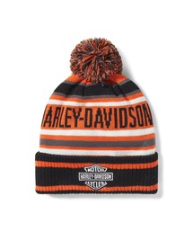 マ*★様 ハーレーニット帽HARLEY-DAVIDSON オレンジニットビーニー HARLEY-DAVIDSON｜ハーレーダビッドソンのニットキャップ