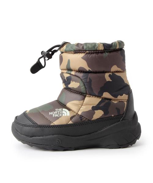 THE NORTH FACE(ザノースフェイス)の「【THE NORTH FACE(ザノースフェイス)】 ヌプシⅡ17cm-19cm(スニーカー・キッズ・ブラック/ダークグリーン・17cm/19cm/18cm)」の4枚目の写真