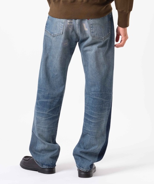 Levi's(リーバイス)の「Levi's/リーバイス LEVI'S(R) VINTAGE CLOTHING 1955 501(R)ジーンズ ミディアムインディゴ(デニムパンツ・メンズ・インディゴブルー・W30 L32/W28 L32/W36 L32/W34 L32/W32 L32)」の3枚目の写真