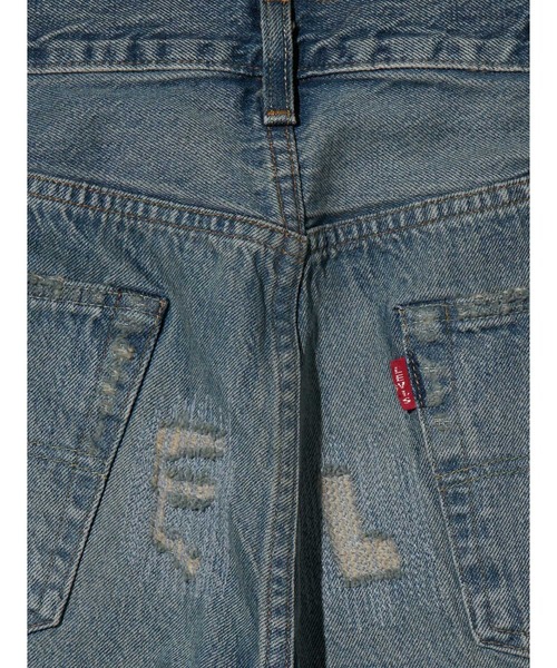 Levi's(リーバイス)の「Levi's/リーバイス LEVI'S(R) VINTAGE CLOTHING 1955 501(R)ジーンズ ミディアムインディゴ(デニムパンツ・メンズ・インディゴブルー・W30 L32/W28 L32/W36 L32/W34 L32/W32 L32)」の7枚目の写真