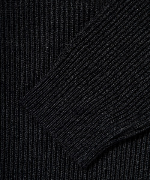 430(フォーサーティ)の「mn3165-PW KNIT SWEATER クルーネックセーター(25-148)(ニット/セーター・メンズ・ダークネイビー/カーキ/ブラック・3/2/1/0)」の9枚目の写真