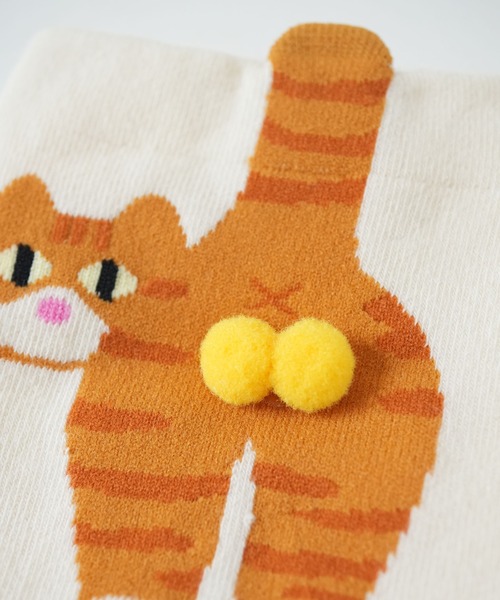 セール】【 Port / ポート 】 キャット バックスタイル ソックス