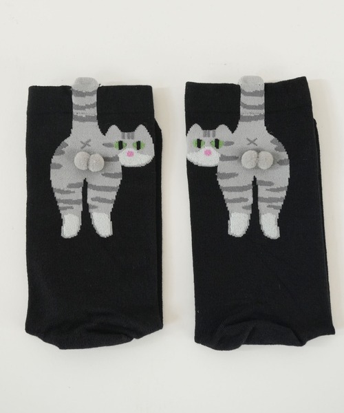 セール】【 Port / ポート 】 キャット バックスタイル ソックス