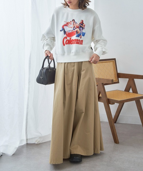 COLEMAN（コールマン）の「【Coleman】Vintage Cooler print　ヴィンテージコールマンプリントスウェット（スウェット・レディース・ネイビー/ブラウン/ホワイト/ブラック・S/L/M）」の11枚目の写真