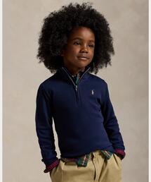 POLO RALPH LAUREN CHILDRENSWEAR(ポロ ラルフ ローレン チルドレンズウェア)のコットン インターロック クォータージップ プルオーバー(その他トップス)