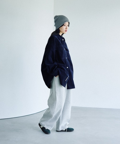 LEPSIM(レプシィム)の「パフエアバレルスウェットパンツ 576760(スウェットパンツ・レディース・ブラウン/トップグレー/ブラック/グレイッシュベージュ・FREE)」の7枚目の写真