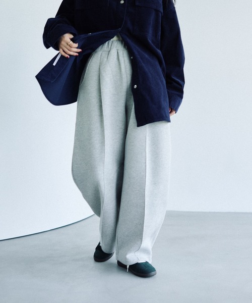 LEPSIM(レプシィム)の「パフエアバレルスウェットパンツ 576760(スウェットパンツ・レディース・ブラウン/トップグレー/ブラック/グレイッシュベージュ・FREE)」の5枚目の写真