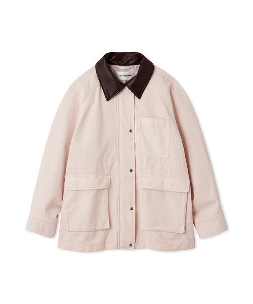 ☆土日セール　新品　LILY BROWN　カバーオールジャケット　フリーサイズ カバーオールジャケット（テーラードジャケット/コート）｜LILY