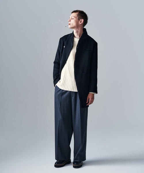 glamb(グラム)の「Blue Noise Low Gauge Rib Knit / ブルーノイズローゲージリブニット(ニット/セーター・メンズ・ブラック/ホワイト/ブラウン・M/L)」の14枚目の写真