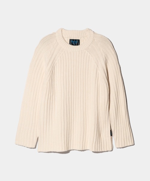 glamb(グラム)の「Blue Noise Low Gauge Rib Knit / ブルーノイズローゲージリブニット(ニット/セーター・メンズ・ブラック/ホワイト/ブラウン・M/L)」の4枚目の写真