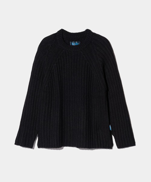 glamb(グラム)の「Blue Noise Low Gauge Rib Knit / ブルーノイズローゲージリブニット(ニット/セーター・メンズ・ブラック/ホワイト/ブラウン・M/L)」の5枚目の写真
