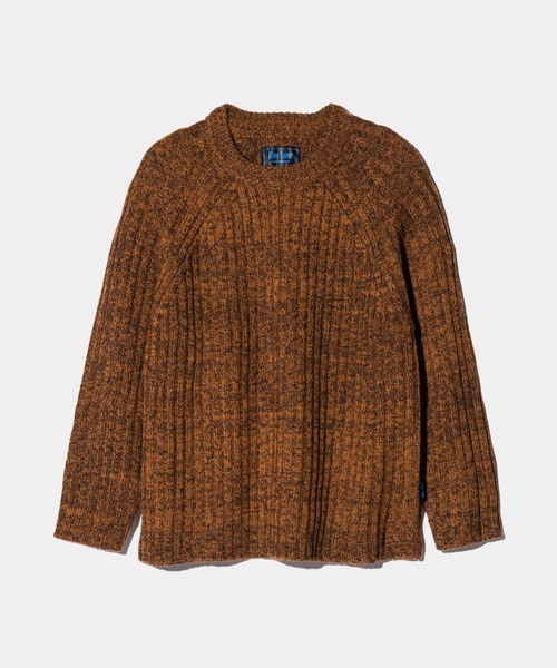 glamb(グラム)の「Blue Noise Low Gauge Rib Knit / ブルーノイズローゲージリブニット(ニット/セーター・メンズ・ブラック/ホワイト/ブラウン・M/L)」の6枚目の写真