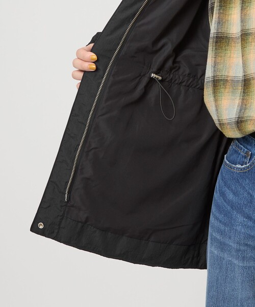 WEB限定】＜at ease＞パフ ブルゾン（ナイロンジャケット）｜green