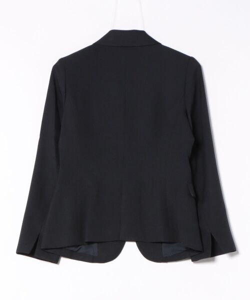m.f.editorial（エムエフエディトリアル）の「【ストレッチ ウォッシャブル】m.f.エディトリアル レディース シャーク 1ボタンジャケット 紺(セットアップ可能)（スーツジャケット・レディース・ネイビー・MEDIUM/LARGE/X-LARGE/S）」の8枚目の写真