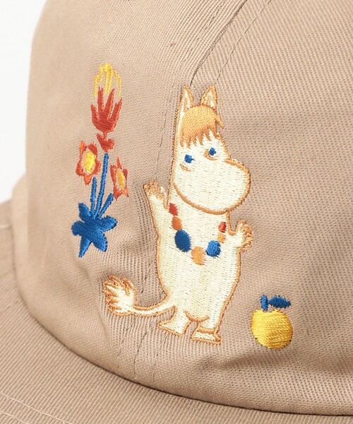 fennica（フェニカ）の「【COLLABORATION】MOOMIN ARABIA / ムーミン ＆ スノークのおじょうさん キャップ（キャップ・レディース・ブラック/ベージュ・ONE SIZE）」の5枚目の写真