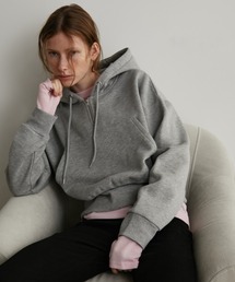 Auntie Rosa Holiday（アンティローザホリデー）の「裏起毛ZIPクロップドフーディー（スウェット）」