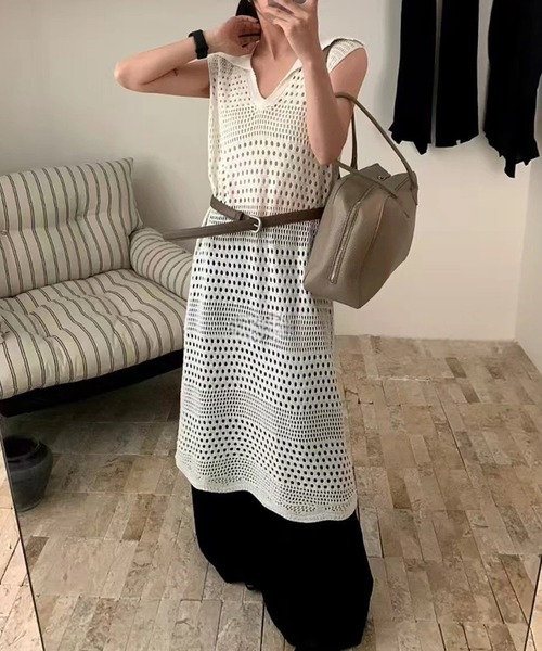 極美品✨ルネ ノースリーブ ワンピース リボン 薄手 グレー 楽天市場】ルネ rene（レディースファッション）の通販
