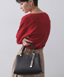 OPAQUE.CLIP | 【2WAY/名品】バイカラーミドルボストンバッグ(ショルダーバッグ)