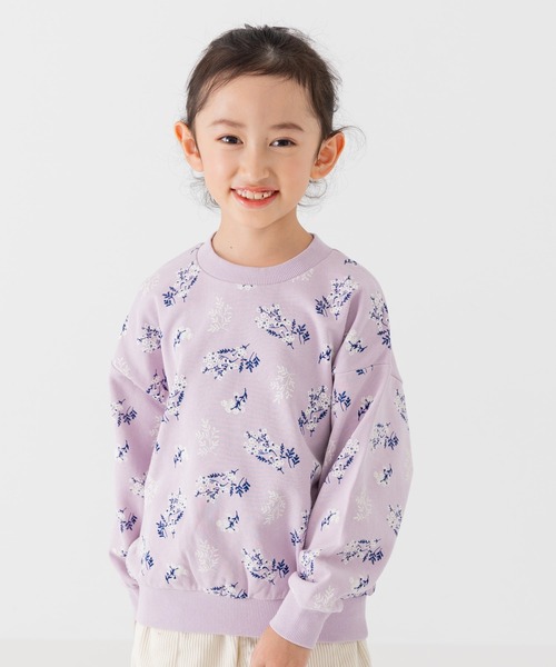 chil2（チルツー）の「綿100% 総柄裏毛トレーナー（スウェット・キッズ・D/E/B/G/I/A/H/J/C/F・140cm/80ｃｍ/90cm/100cm/110cm/120cm/130cm）」の2枚目の写真