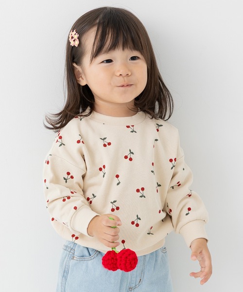 chil2（チルツー）の「綿100% 総柄裏毛トレーナー（スウェット・キッズ・D/E/B/G/I/A/H/J/C/F・140cm/80ｃｍ/90cm/100cm/110cm/120cm/130cm）」の5枚目の写真