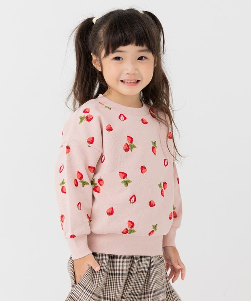 chil2（チルツー）の「綿100% 総柄裏毛トレーナー（スウェット・キッズ・D/E/B/G/I/A/H/J/C/F・140cm/80ｃｍ/90cm/100cm/110cm/120cm/130cm）」の7枚目の写真